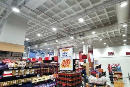 Iluminación de supermercado