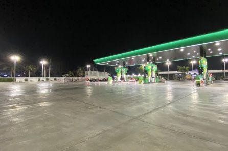 Alumbrado público LED para estacionamiento de gasolineras en Tailandia