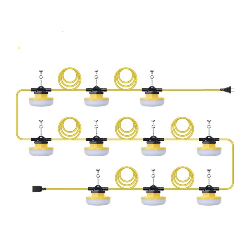 Luces LED de cadena para construcción