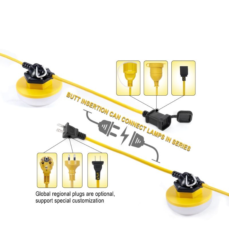 Luces LED de cadena para construcción