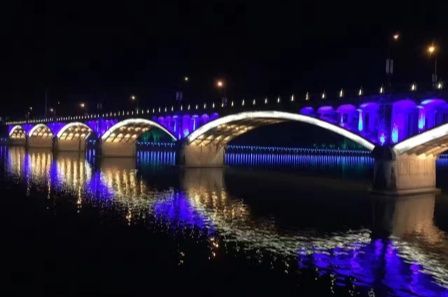 Luminarias de inundación LED para iluminación de puentes en China